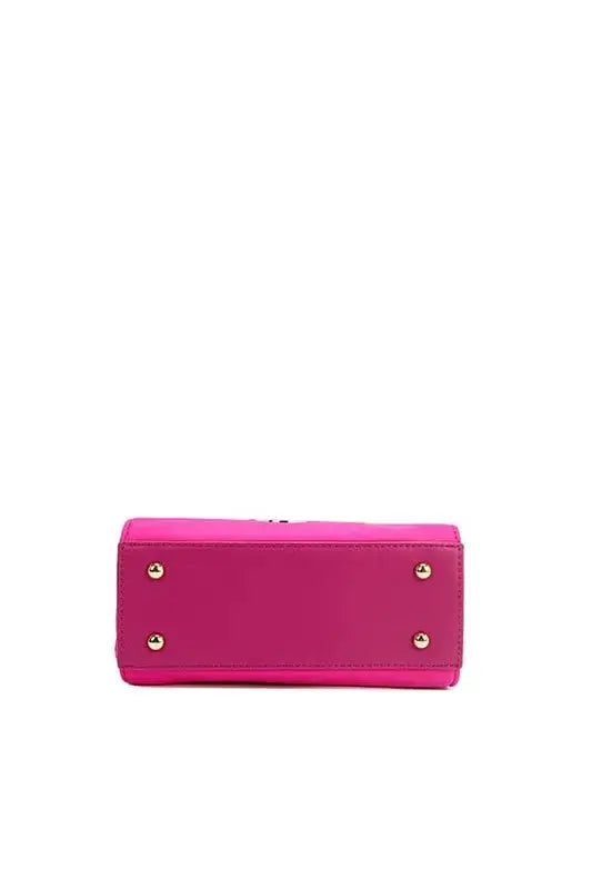 Nicole Lee USA Color Patch Handbag with Top Handle | Be Bliss Boutique
