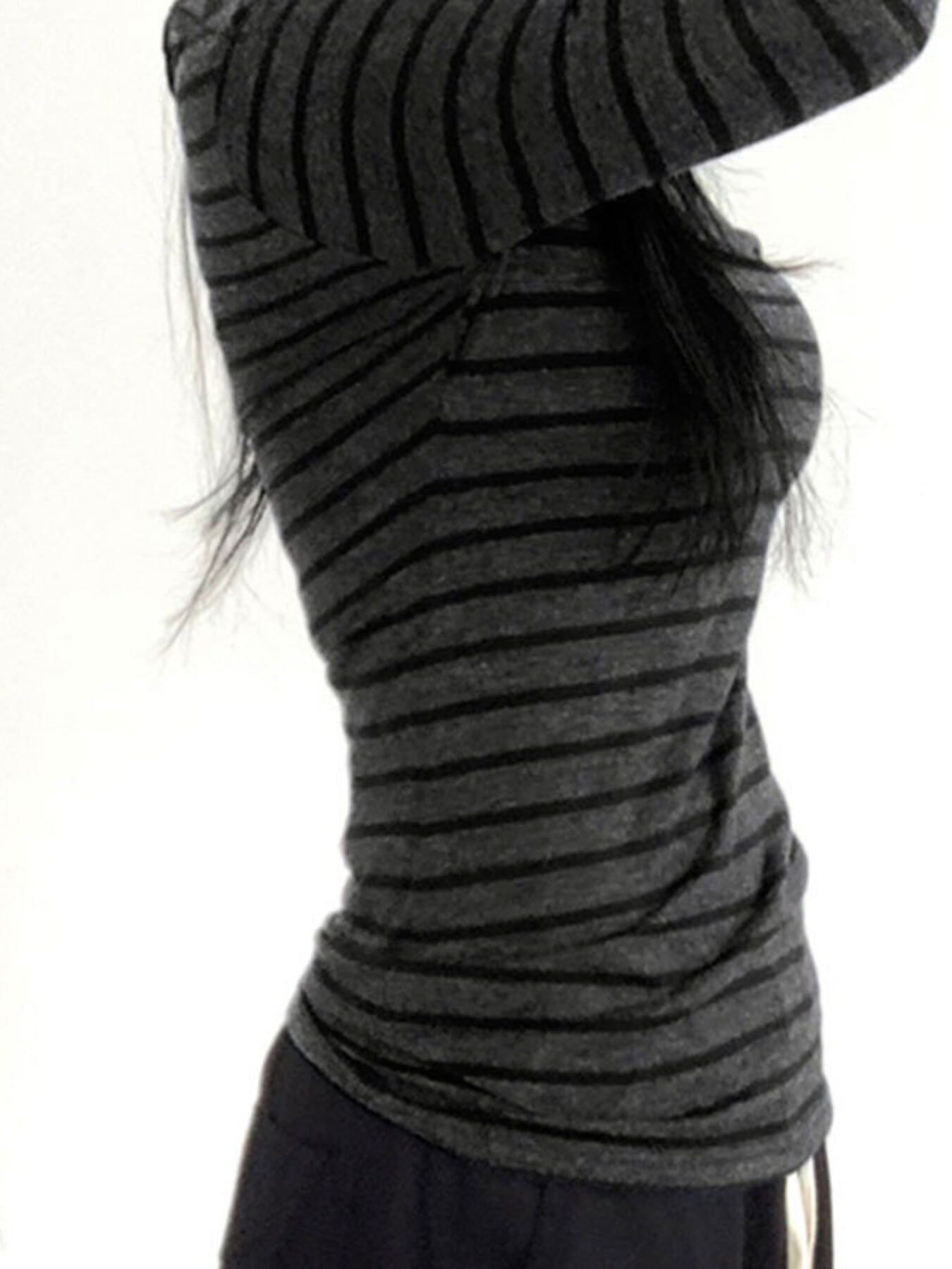 Striped Long Sleeve Boat Neck T Shirt - Be Bliss Boutique