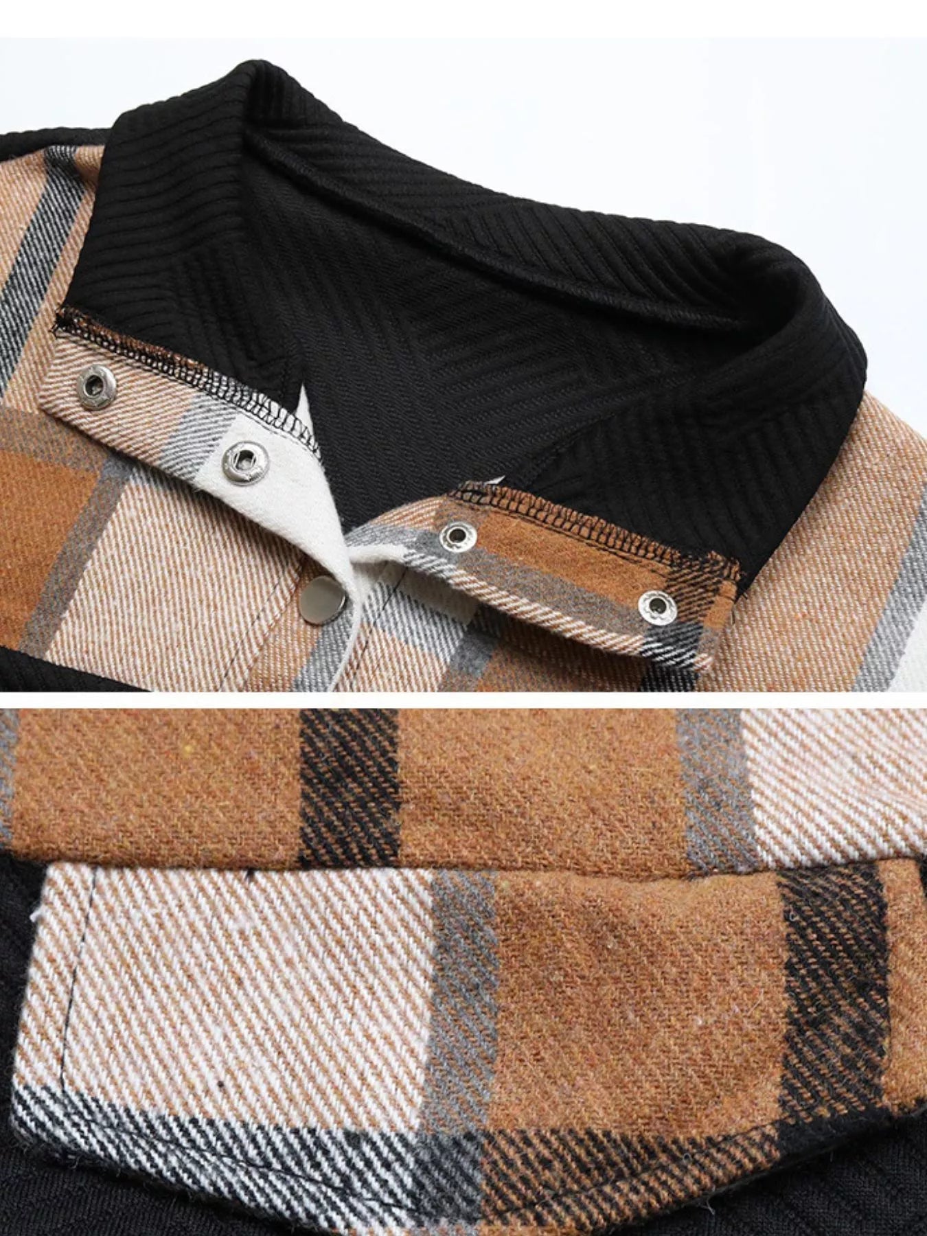Color Block Texture Long Sleeve Sweatshirt -  Be Bliss Boutique
