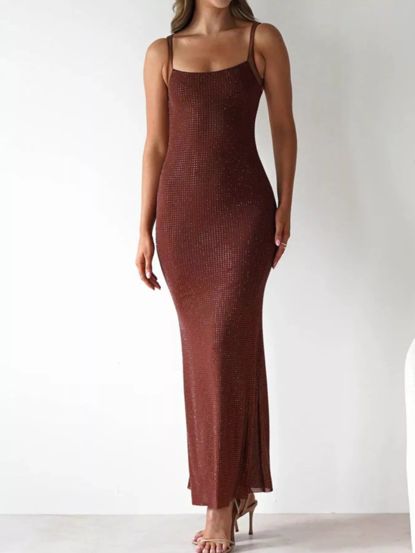 Backless Sleeveless Bodycon Maxi Dress - Be Bliss Boutique