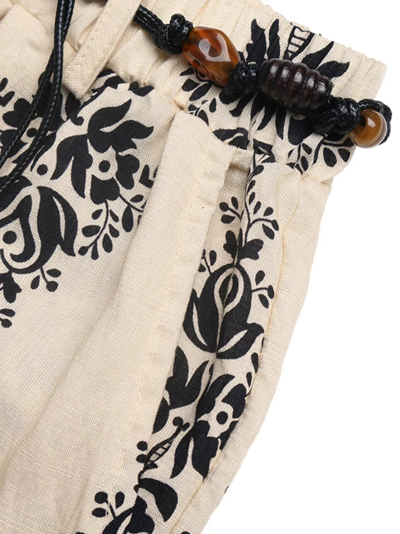 Boho Print Wide Leg Pants - Be Bliss Boutique