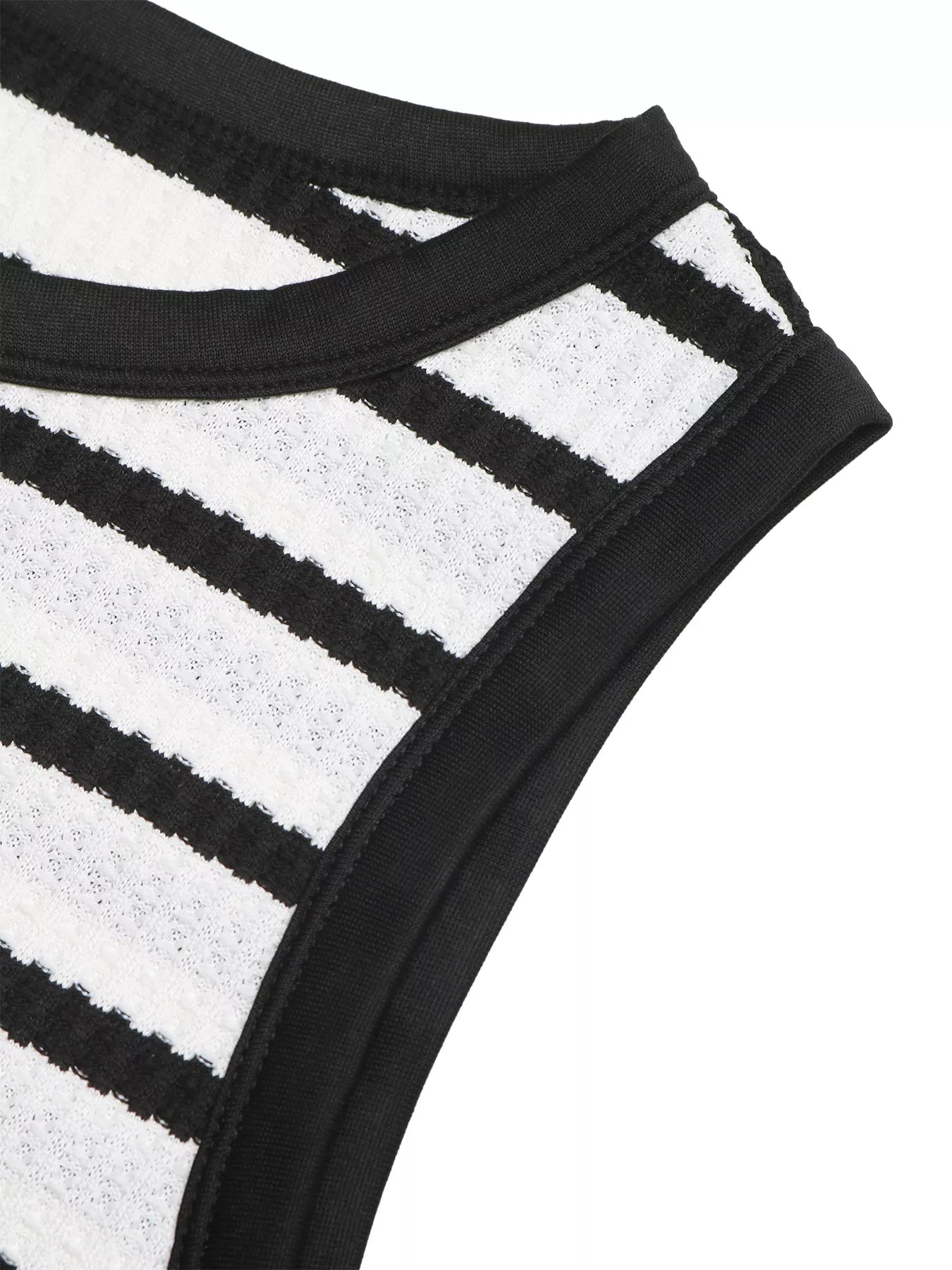 Sleeveless Striped Bodycon Midi Dress - Be Bliss Boutique