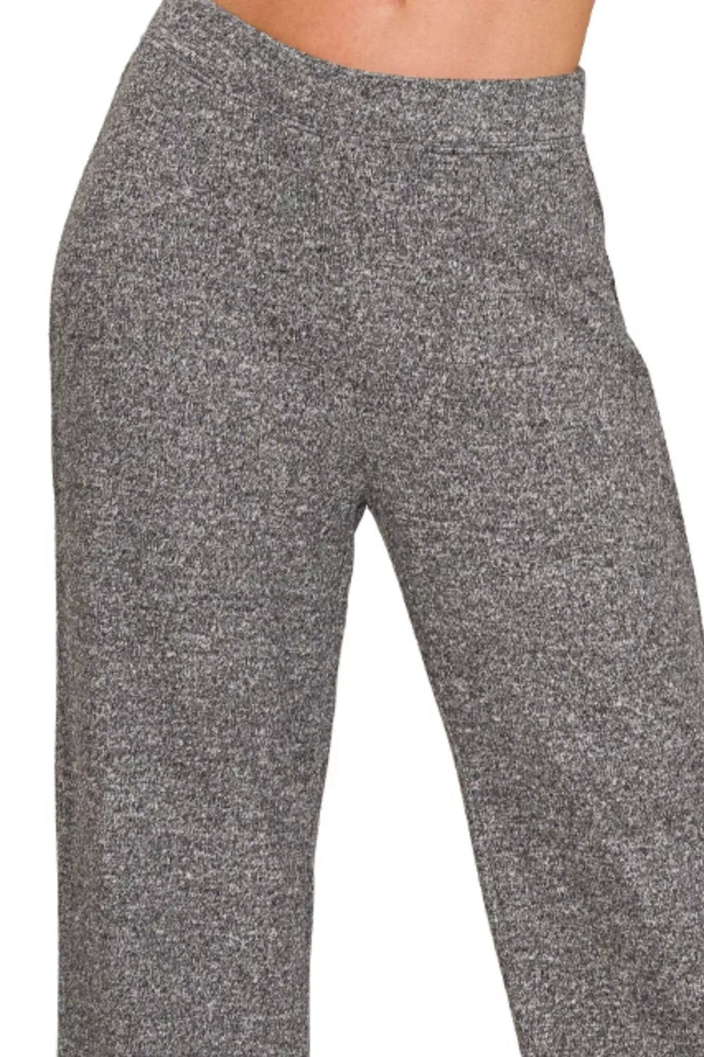 Zenana Soft Elastic Waisted Flare Pants - Be Bliss Boutique