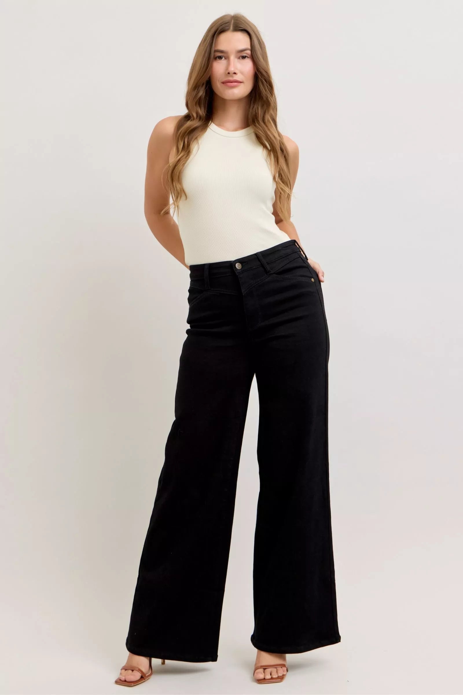 Judy Blue Jeans - High-Waisted Wide Leg Jeans - Be Bliss Boutique