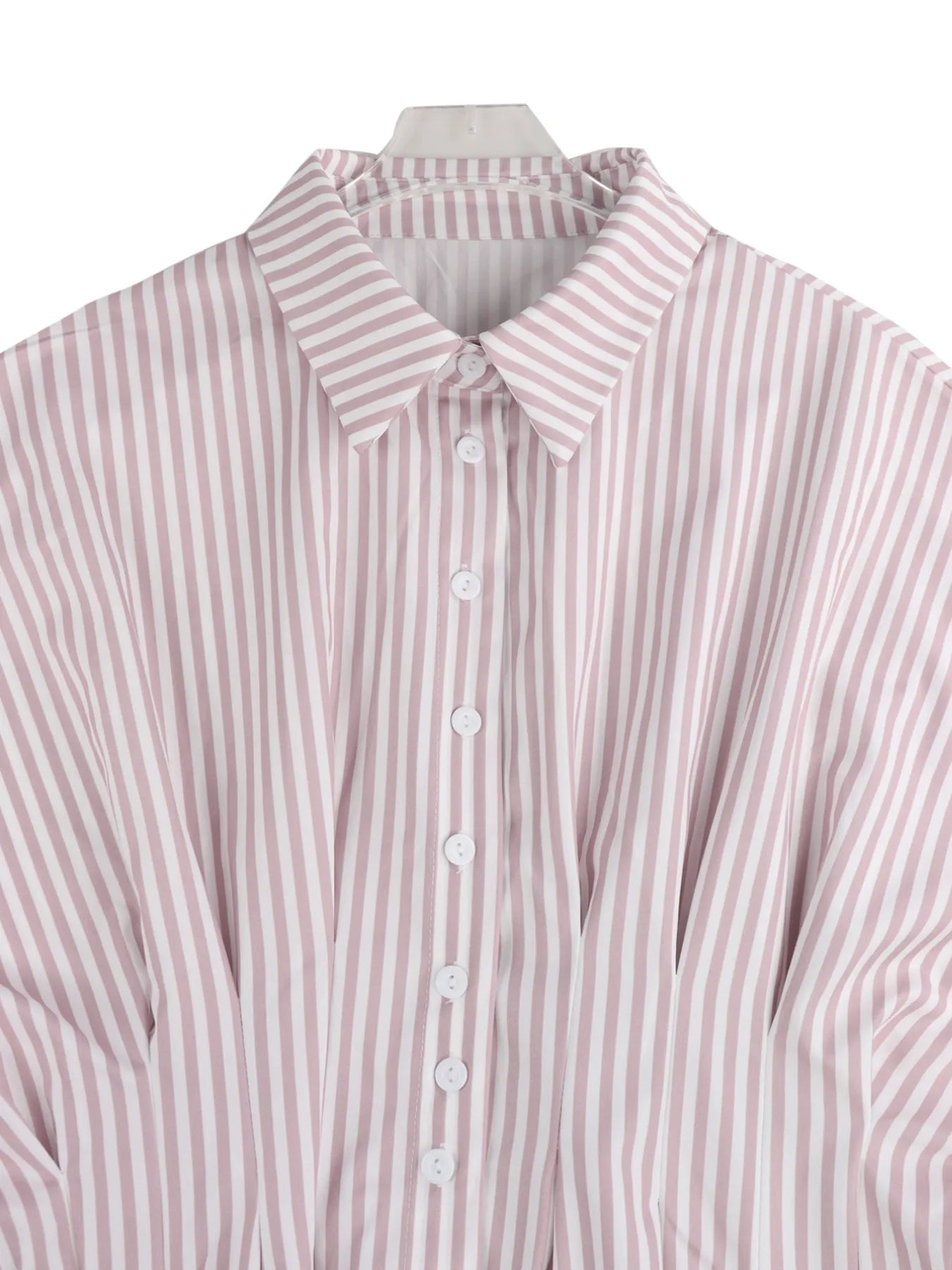 Striped Short Sleeve Button-Up Shirt -  Be Bliss Boutique