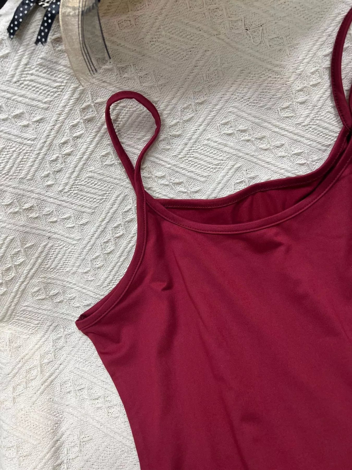 Solid Color Scoop Neck Cami - Be Bliss Boutique