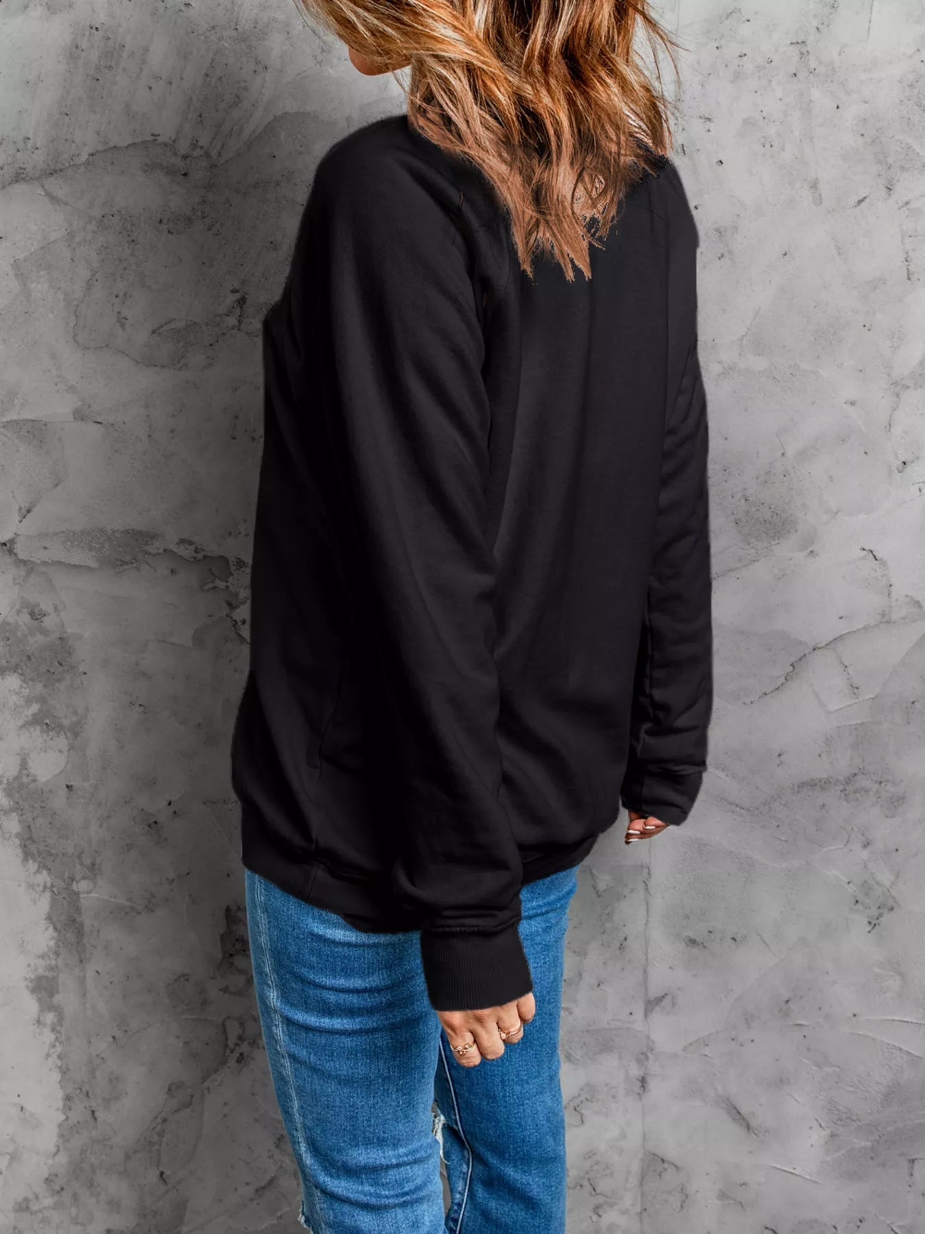 Feeling Spooky Halloween Embroidered Sweatshirt - Be Bliss Boutique