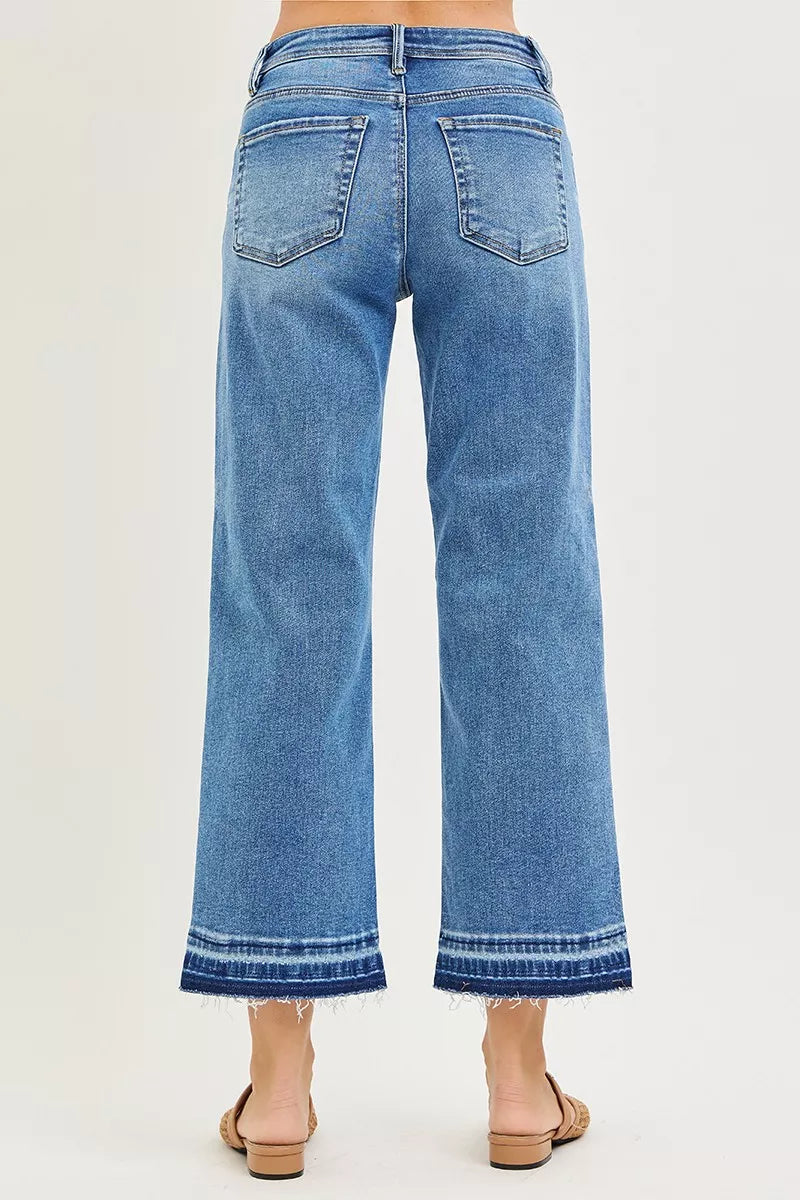 RISEN Jeans - Full Size Slouchy Cropped  Boyfriend Jeans - Be Bliss Boutique