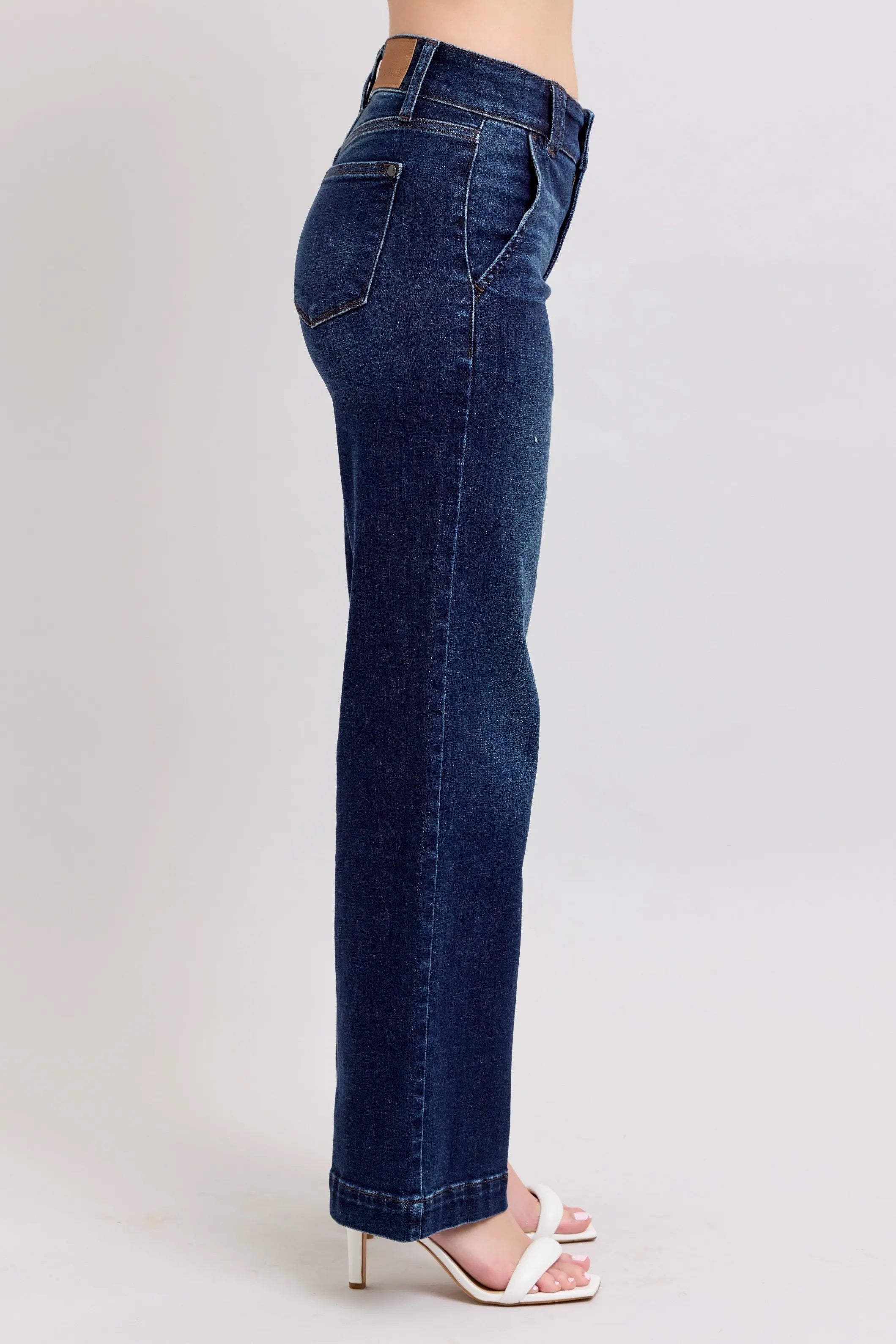 Judy Blue Jeans - High-Waisted Wide Leg Jeans -  Be Bliss Boutique