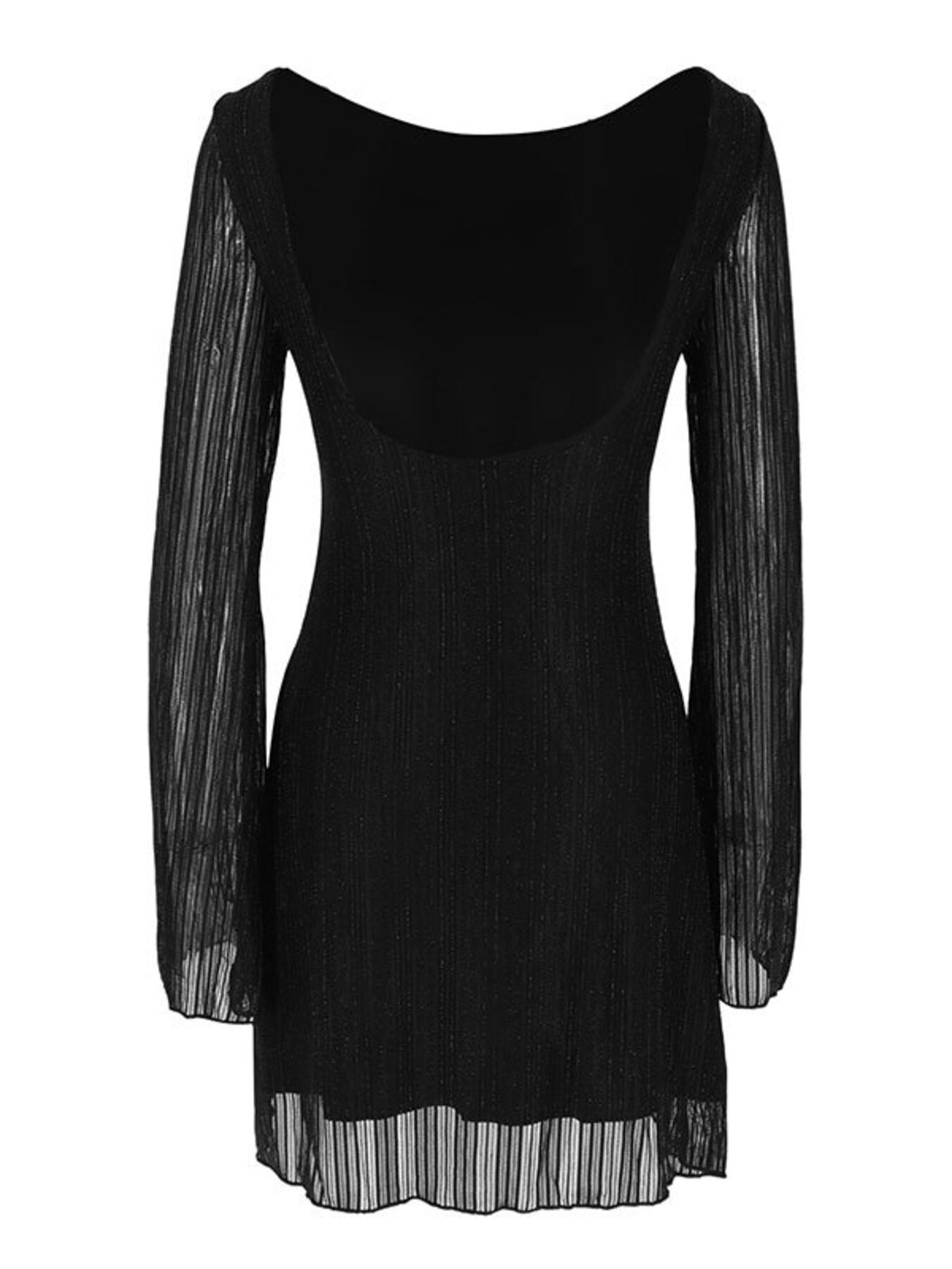 Backless Long Sleeve Mini Dress - Be Bliss Boutique