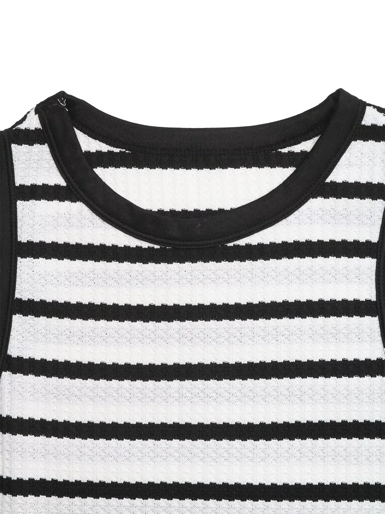 Sleeveless Striped Bodycon Midi Dress - Be Bliss Boutique