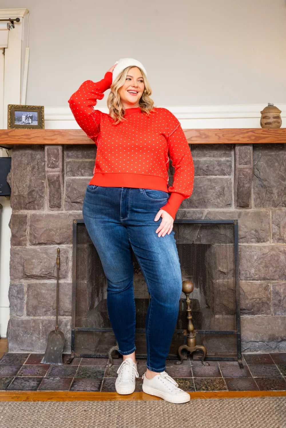 Judy Blue Full Size Washed Thermal Skinny Jeans - Be Bliss Boutique