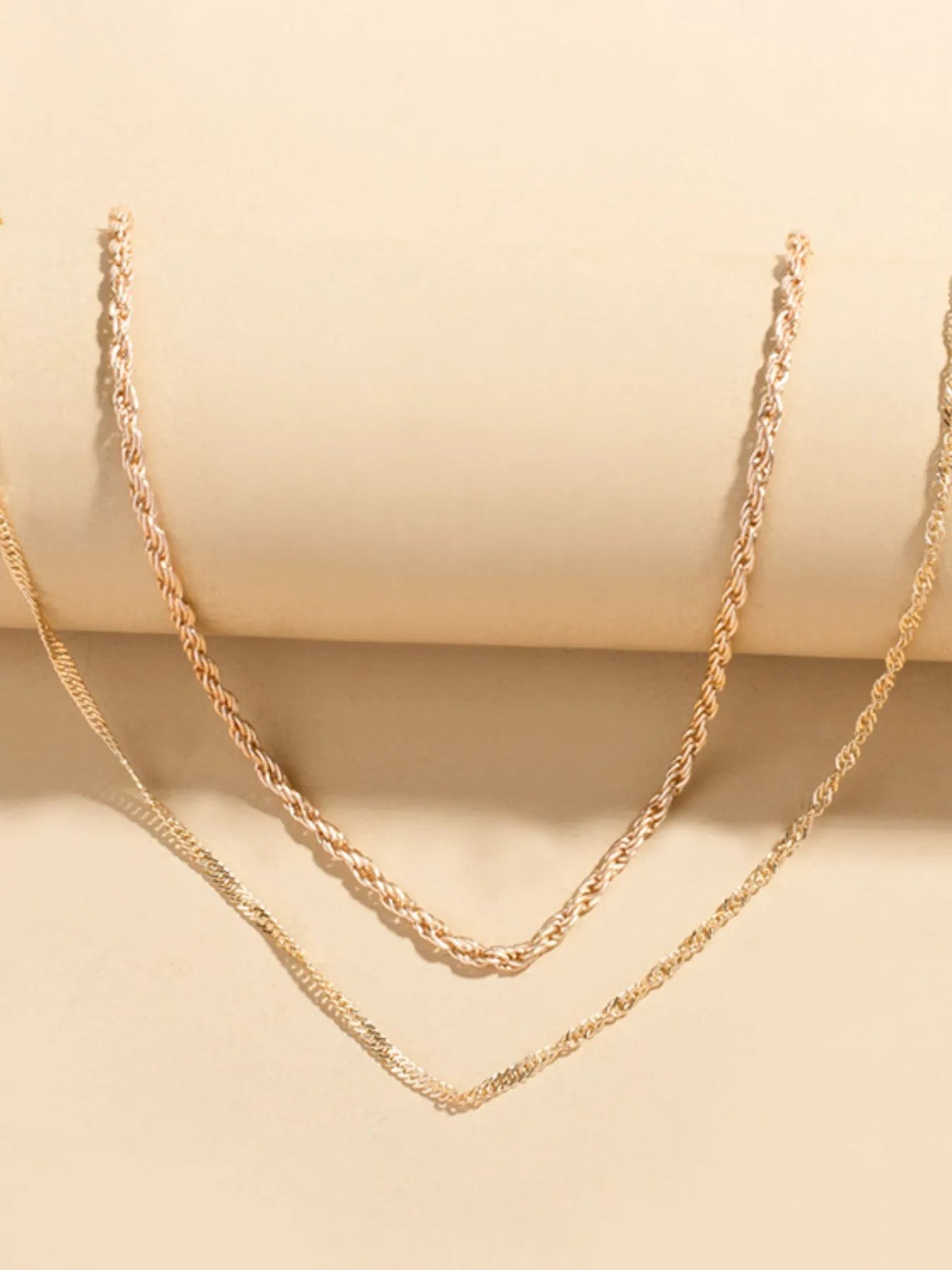 18K Gold-Plated Double Layer Necklace | Be Bliss Boutique
