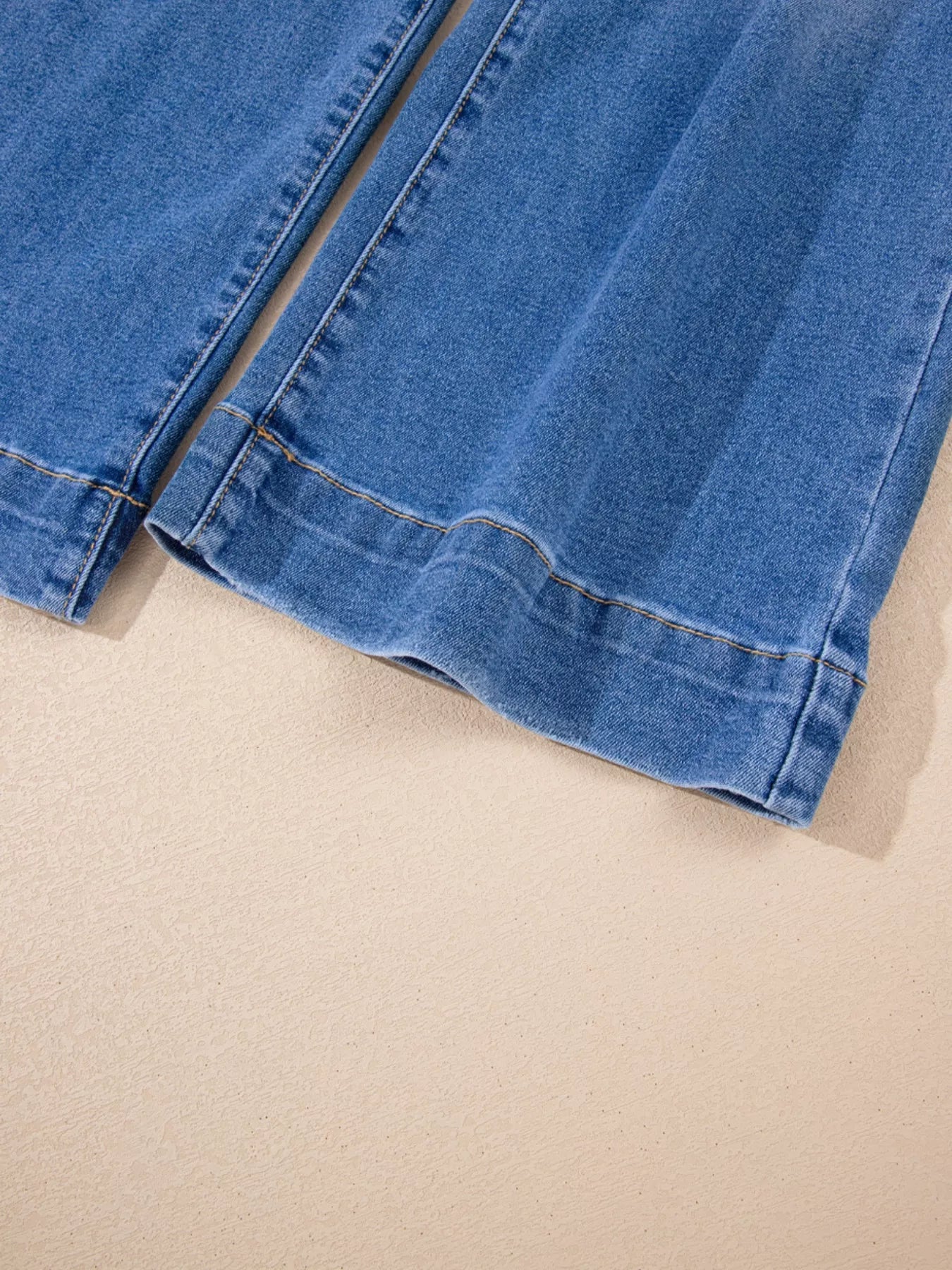 High-Waisted Wide Leg Flare Jeans - Be Bliss Boutique