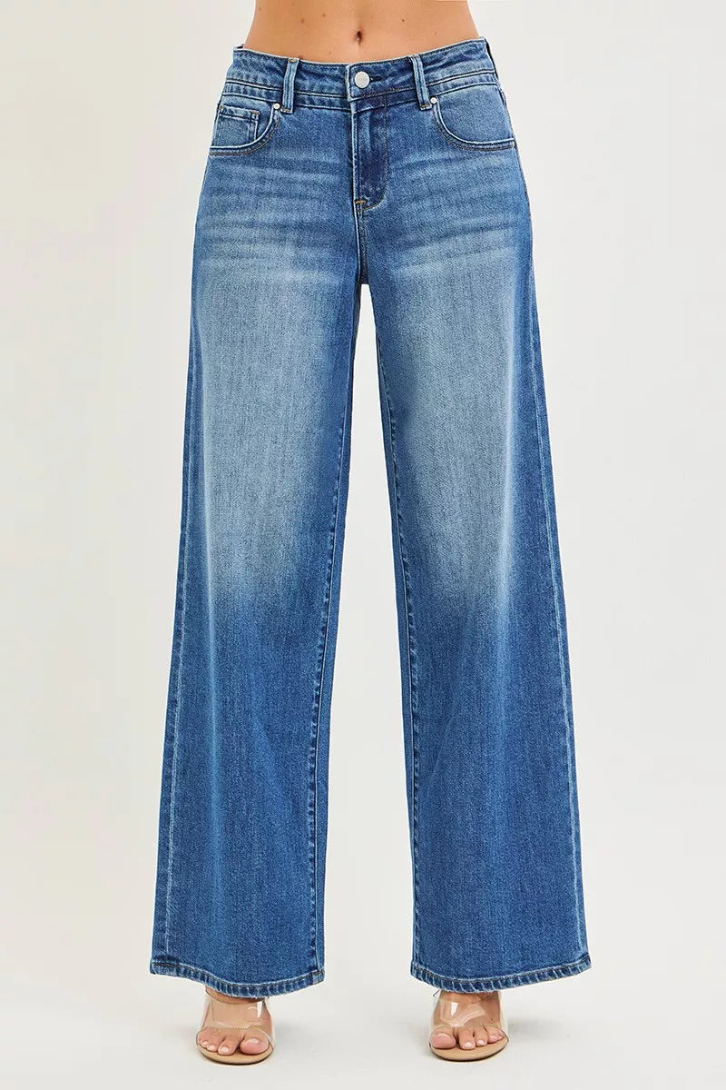 RISEN Jeans - Slouchy Baggy Jeans with Pockets - Be Bliss Boutique