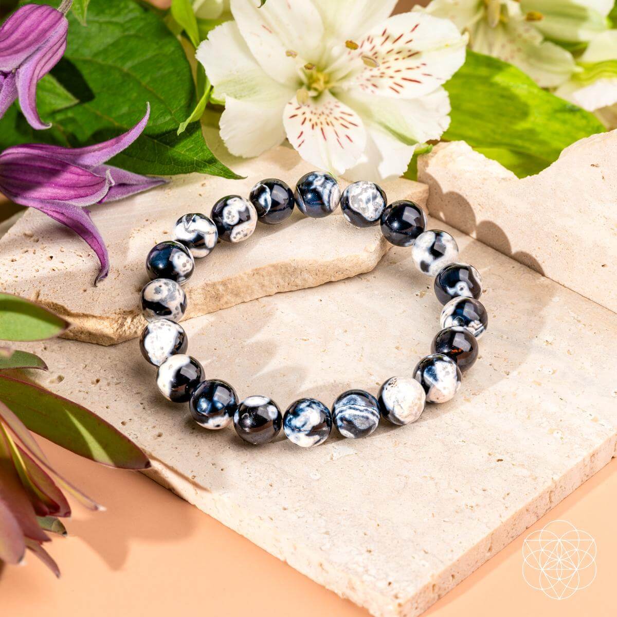 Exotic Orca Agate Bracelet of Deep Healing - Be Bliss Boutique