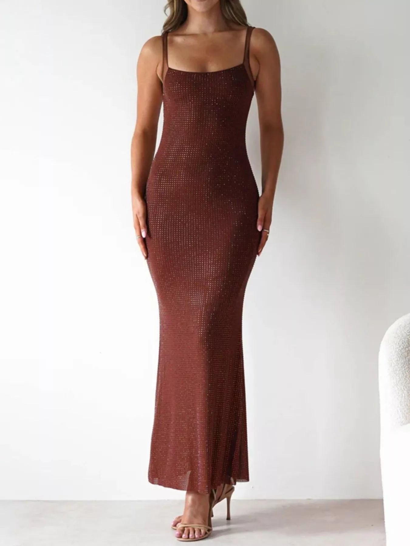 Backless Sleeveless Bodycon Maxi Dress - Be Bliss Boutique