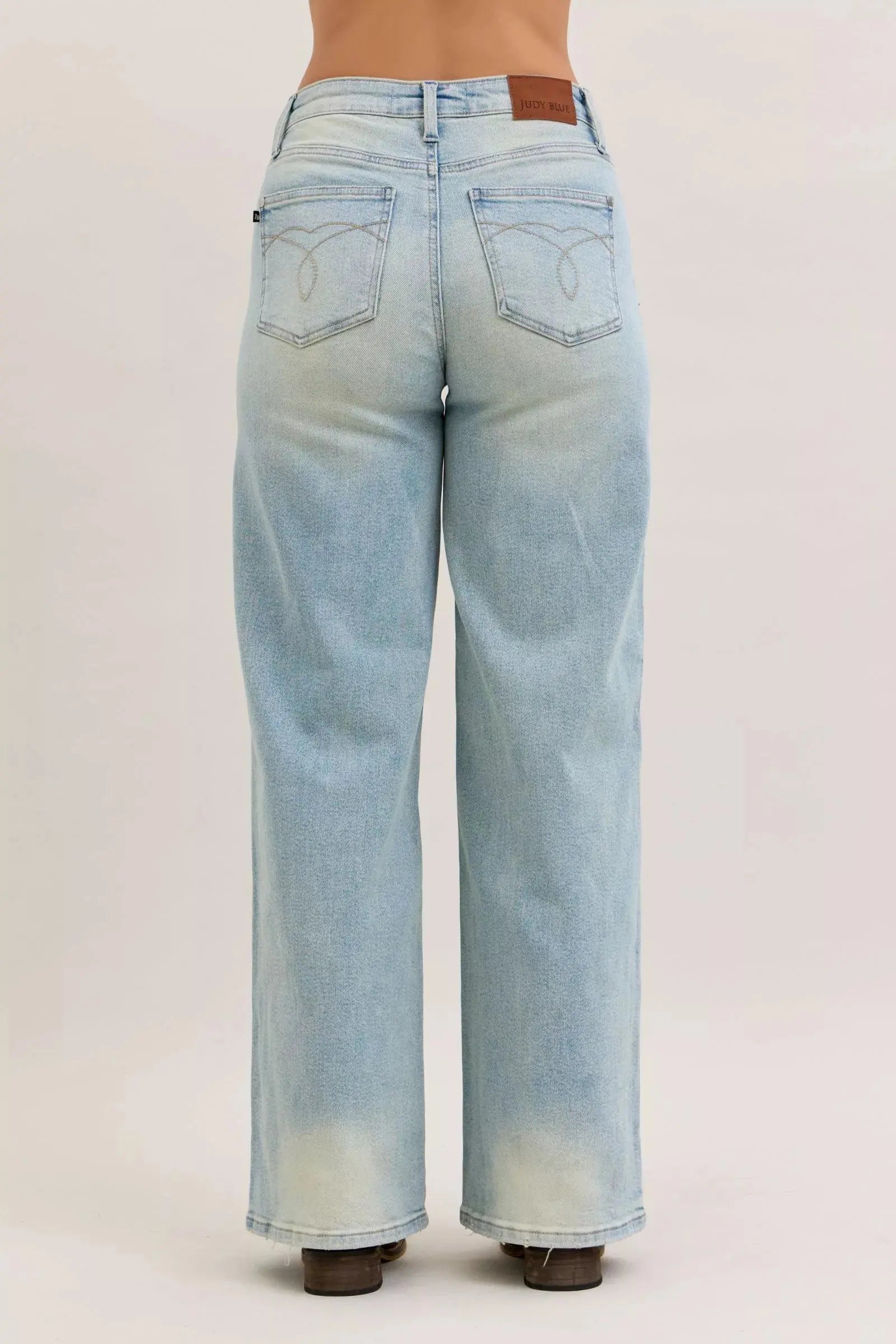 Judy Blue Jeans - High Waist Column Straight Jeans - Be Bliss Boutique