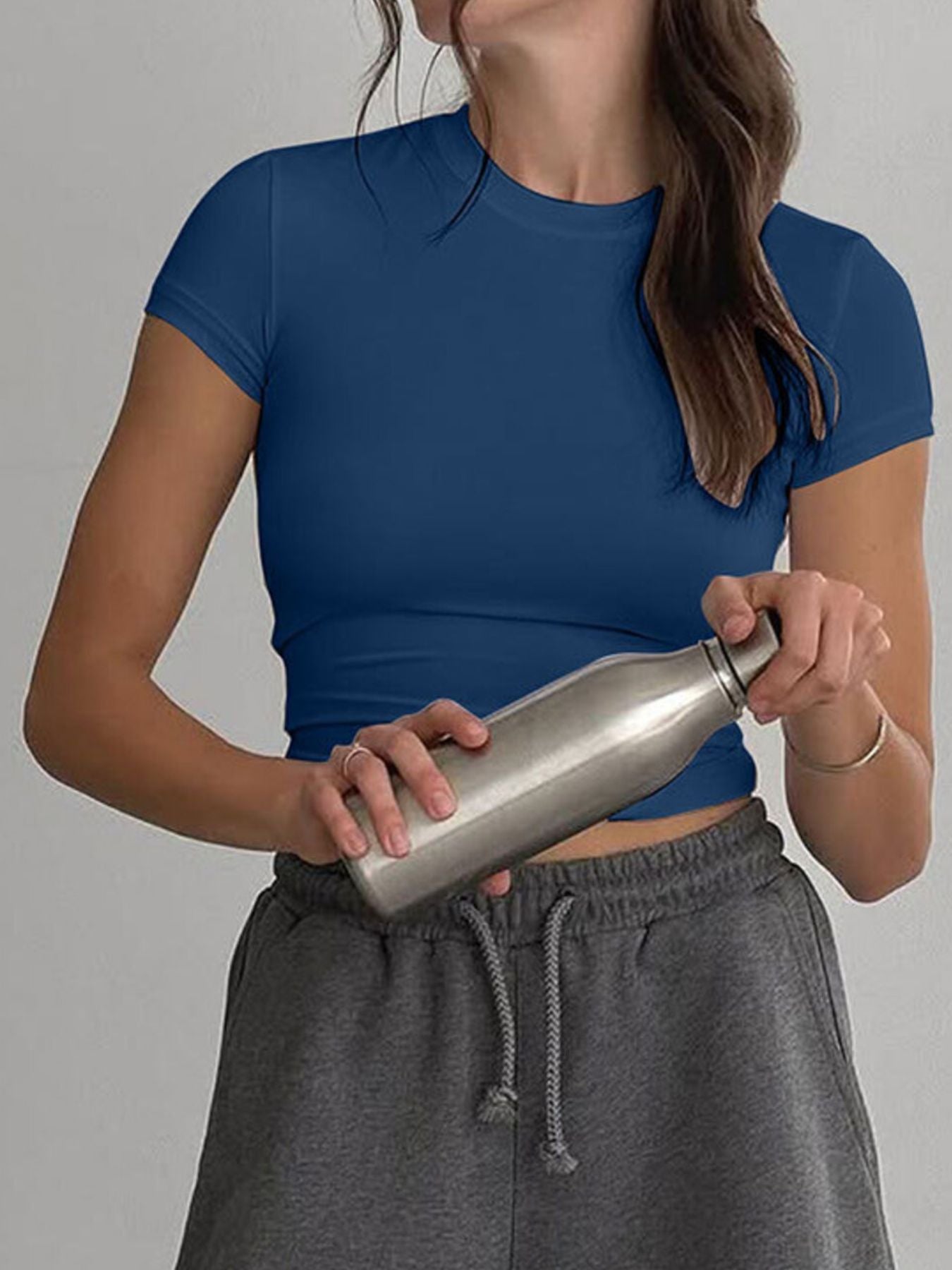 Women's Slim Fit Short Sleeve T Shirt - Be Bliss Boutique