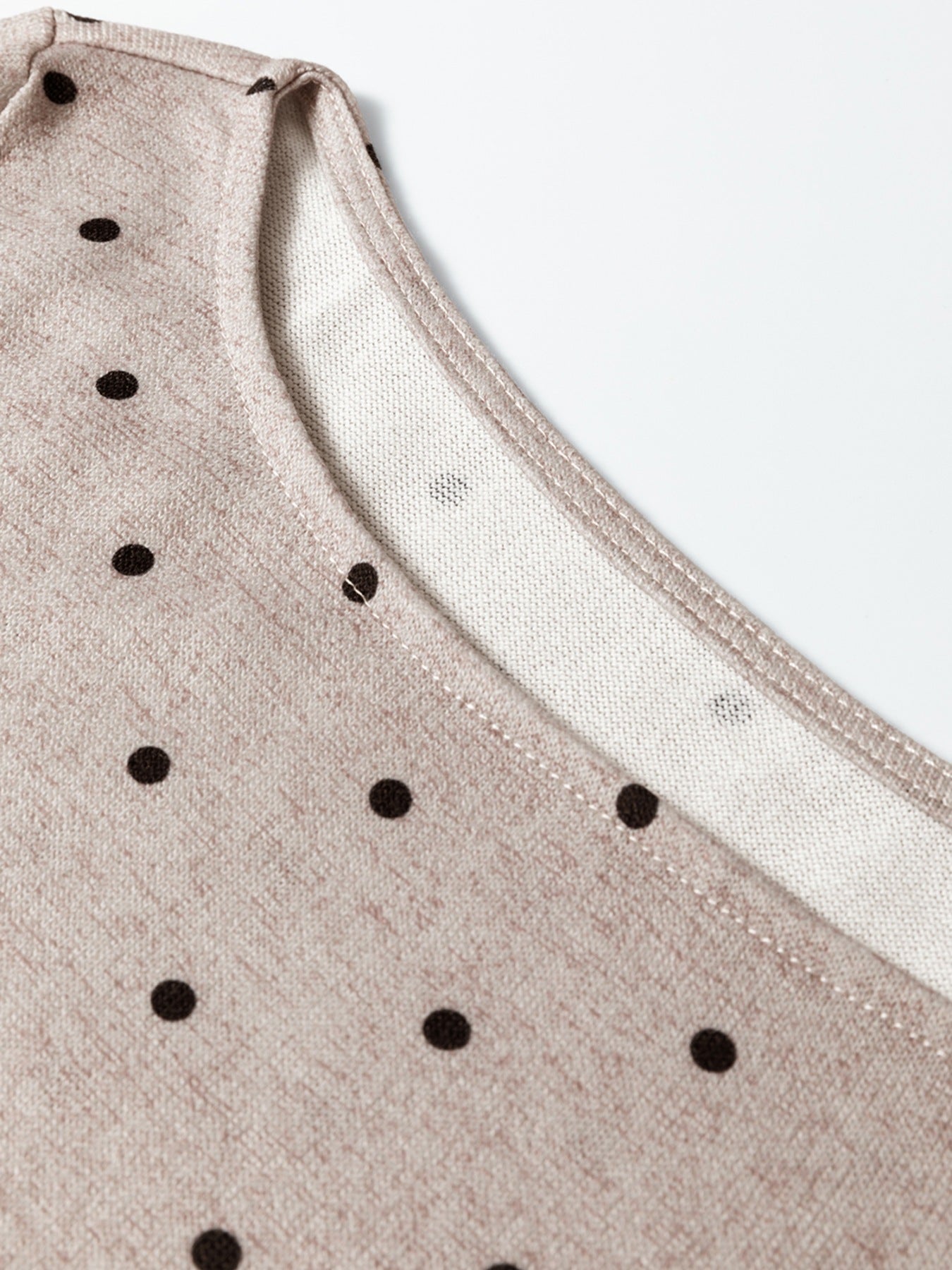 Polka Dot Boat Neck Knit Long Sleeve Shirt - Be Bliss Boutique