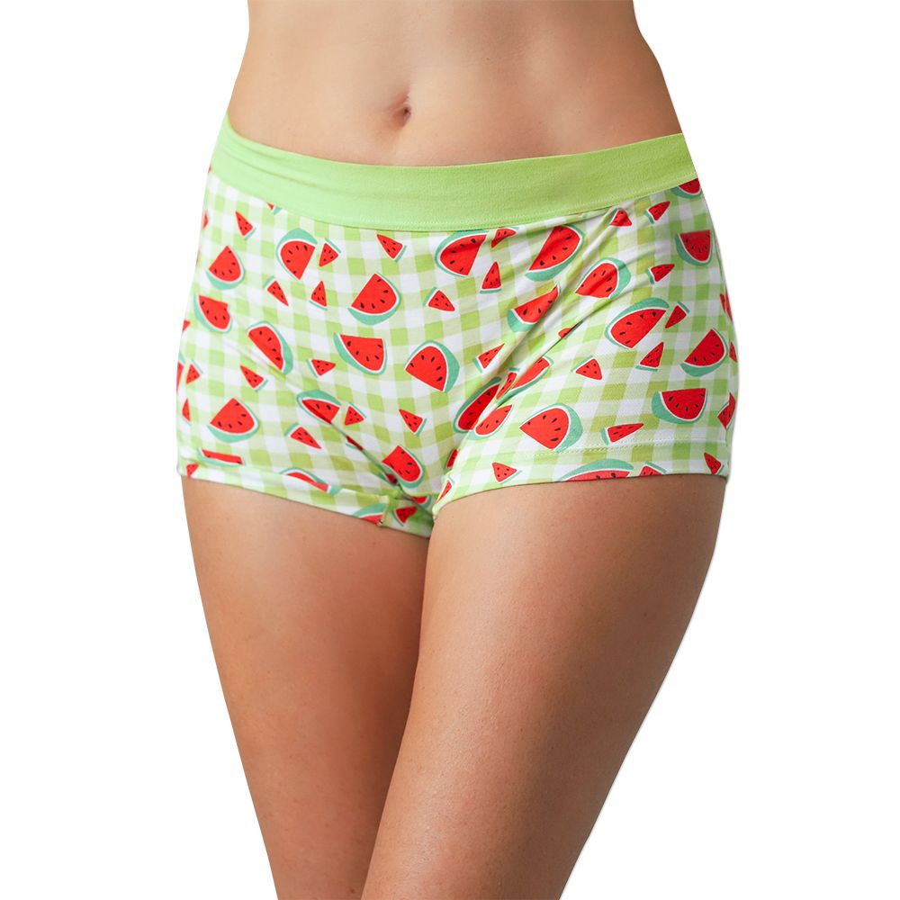 Watermelon Print Modal Boyshorts - Be Bliss Boutique