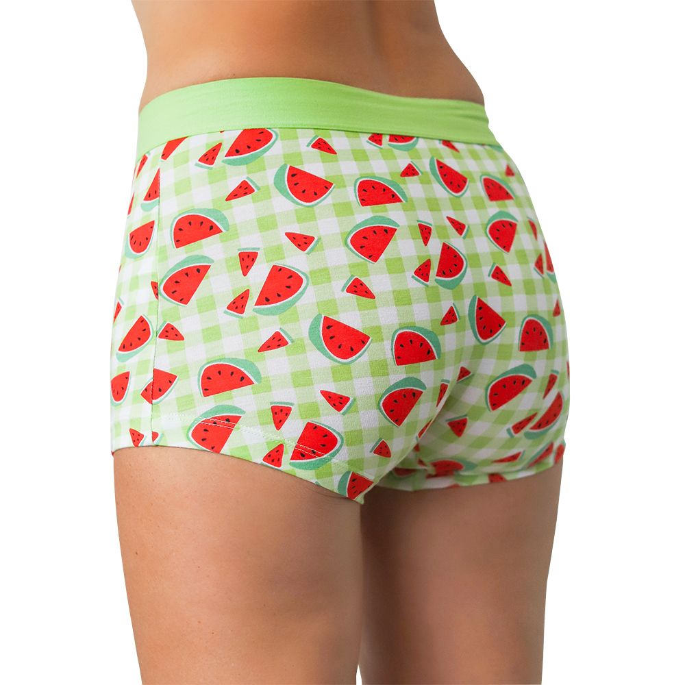 Watermelon Print Modal Boyshorts - Be Bliss Boutique