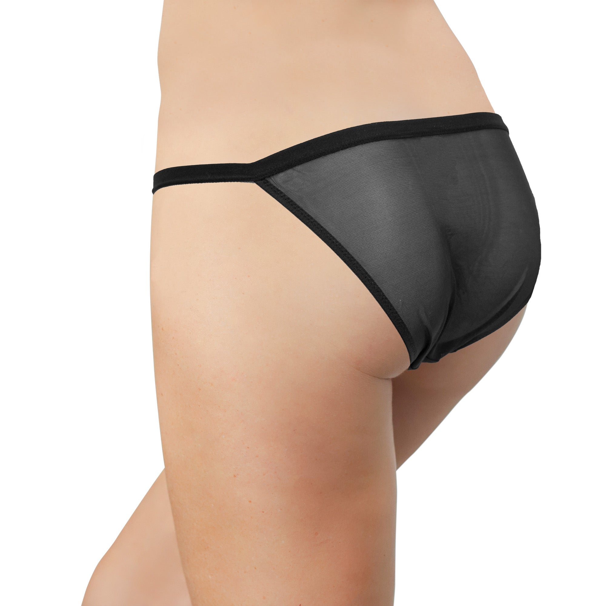Mesh Bikini with Elastic Waist, XS-2X - Be Bliss Boutique