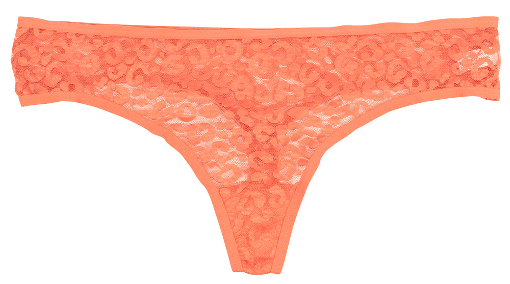Leopard Lace Thong - Be Bliss Boutique