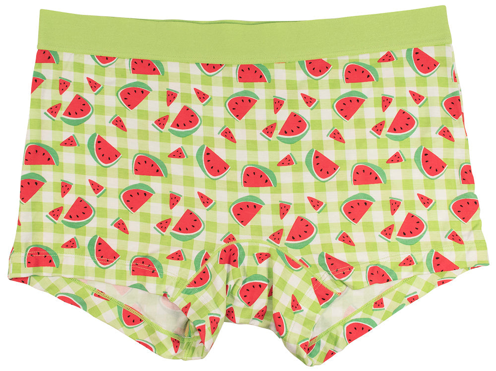 Watermelon Print Modal Boyshorts - Be Bliss Boutique