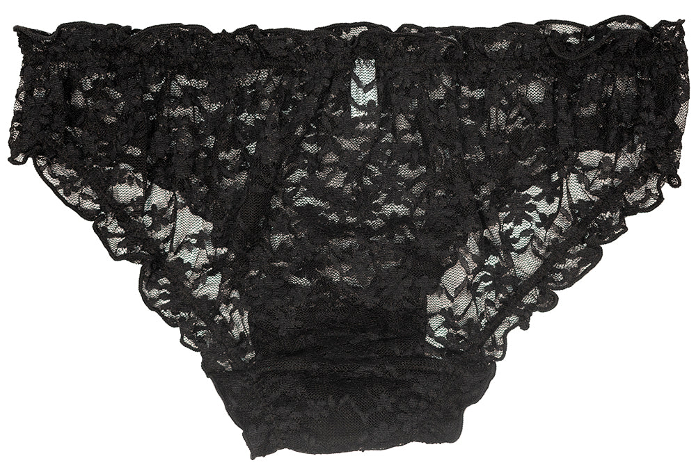 Black Lace Bikini with Ruffles - Be Bliss Boutique